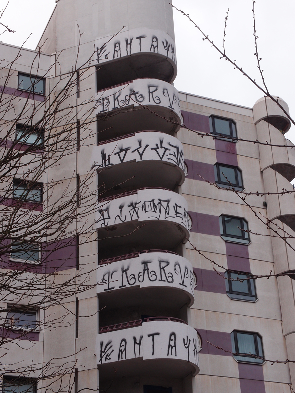 fotos de pixação em Berlim 2018/19